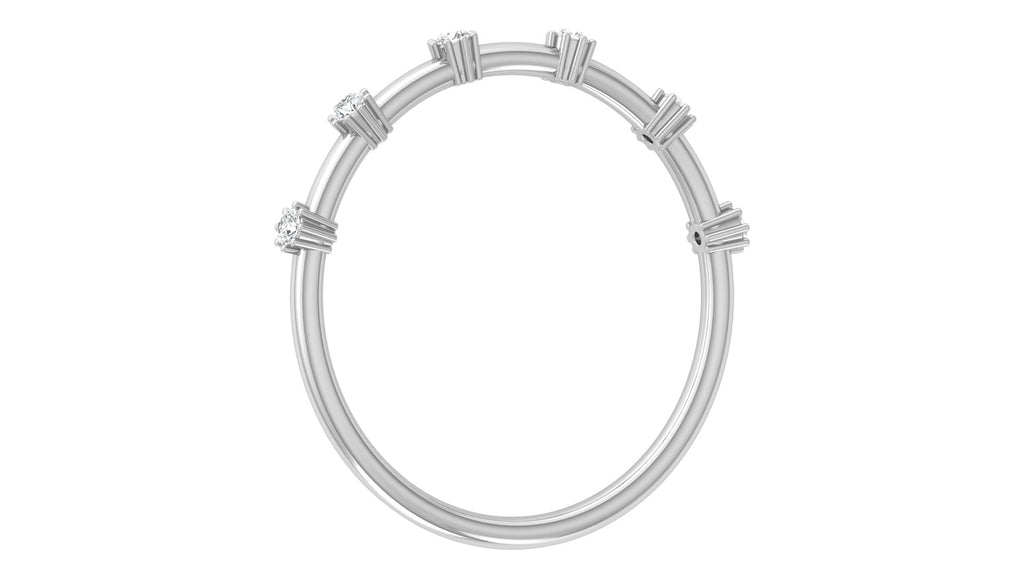 0.08 Ct Round  Diamond Ring