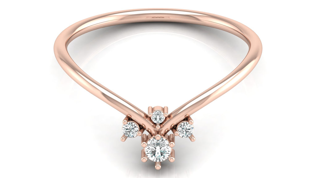 0.1 Ct Round Diamond Ring