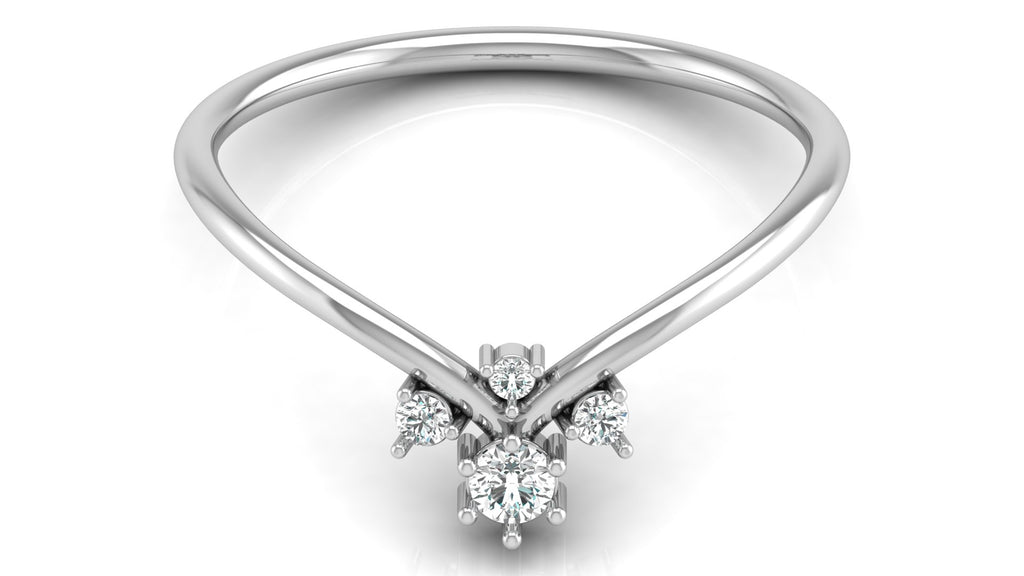 0.1 Ct Round Diamond Ring