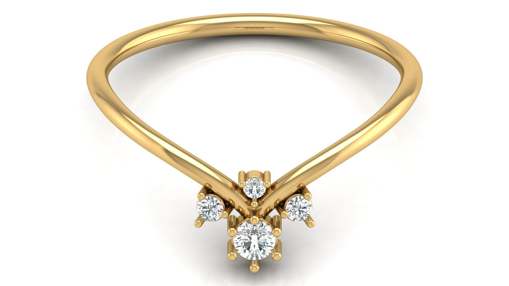 0.1 Ct Round Diamond Ring