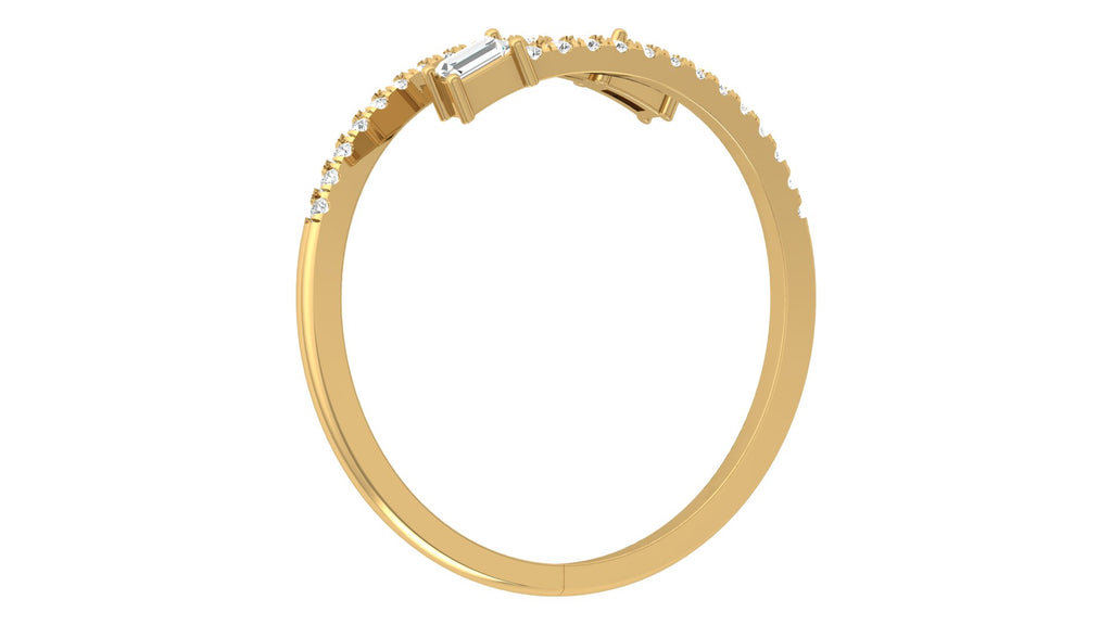 0.10+0.08 Ct Round + Bugget Diamond Ring