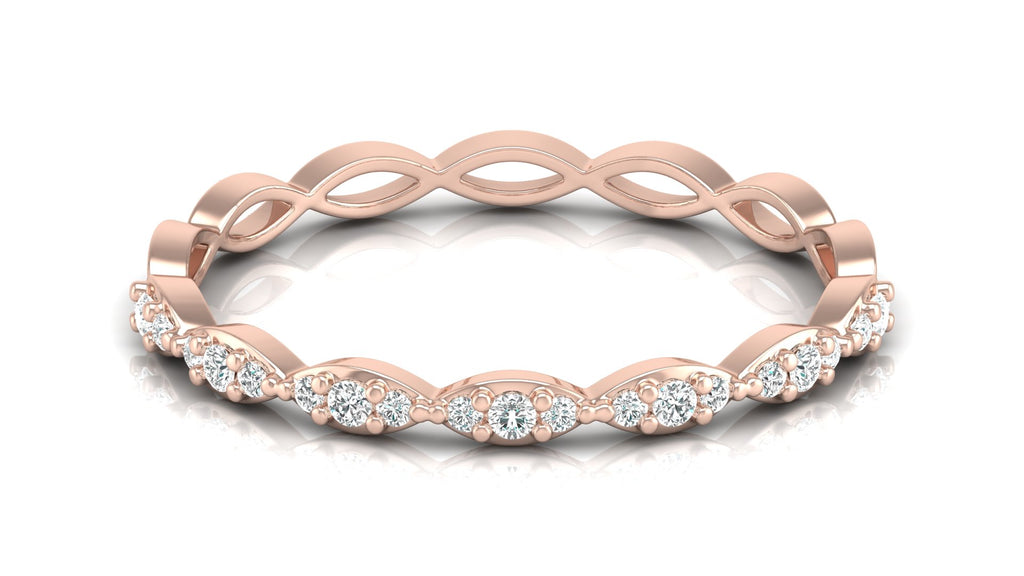 0.11 Ct Round  Diamond Ring