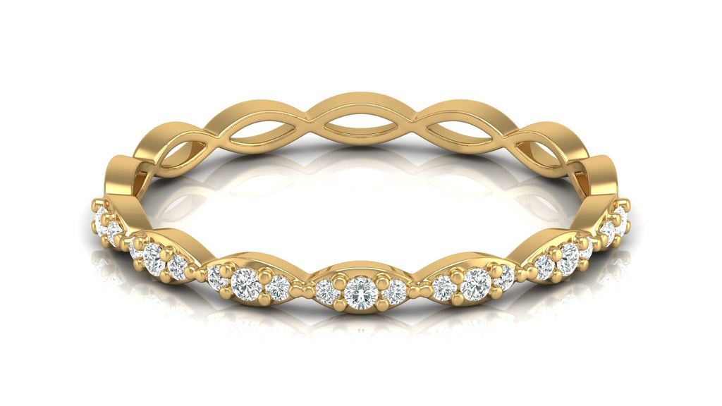 0.11 Ct Round  Diamond Ring