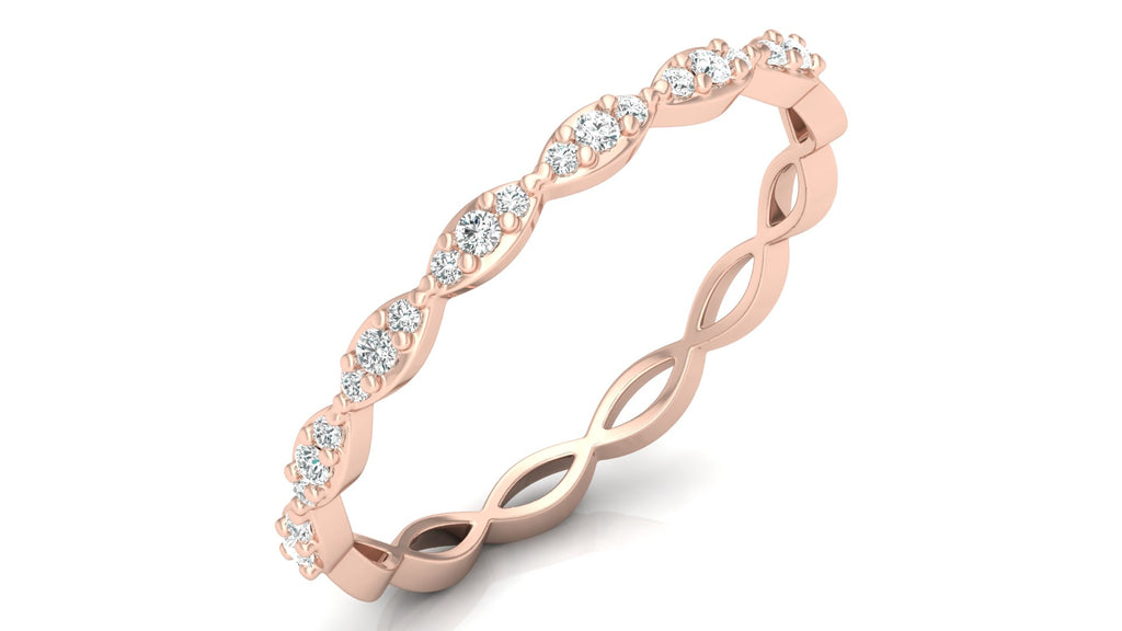 0.11 Ct Round  Diamond Ring