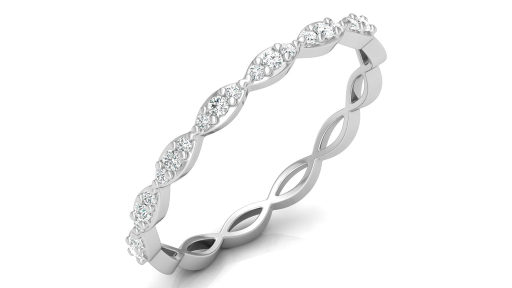 0.11 Ct Round  Diamond Ring