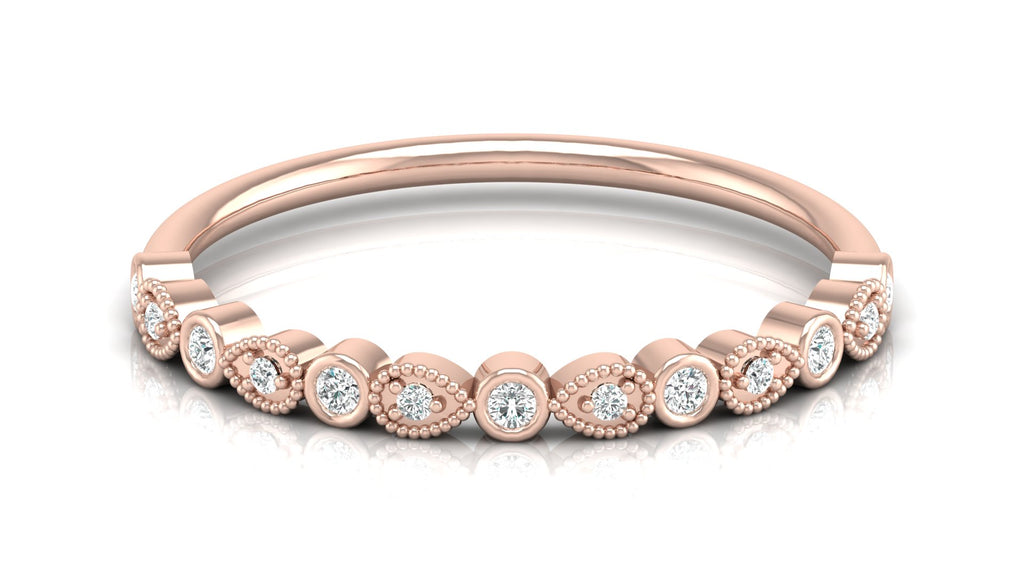 0.08 Ct Round Diamond Ring
