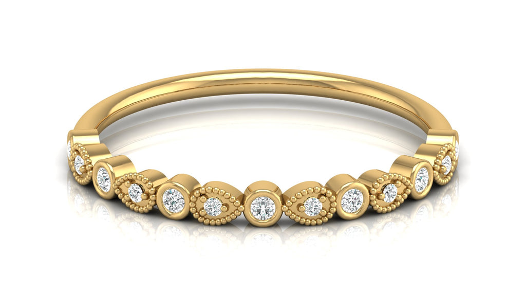 0.08 Ct Round Diamond Ring