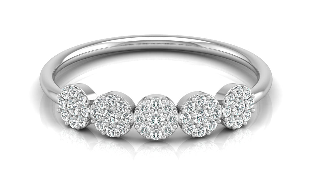 0.21 Ct Round  Diamond Ring