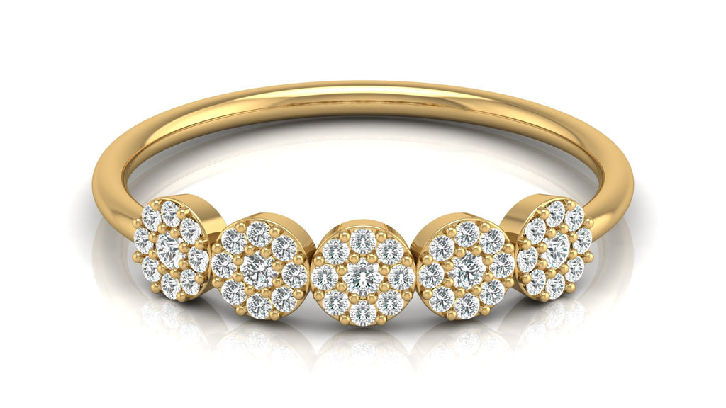 0.21 Ct Round  Diamond Ring
