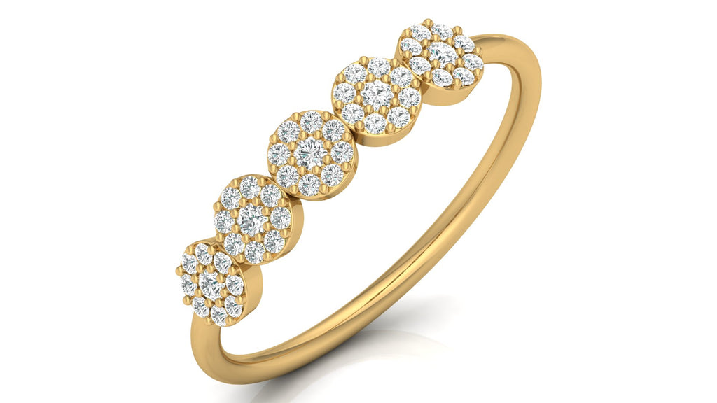 0.21 Ct Round  Diamond Ring