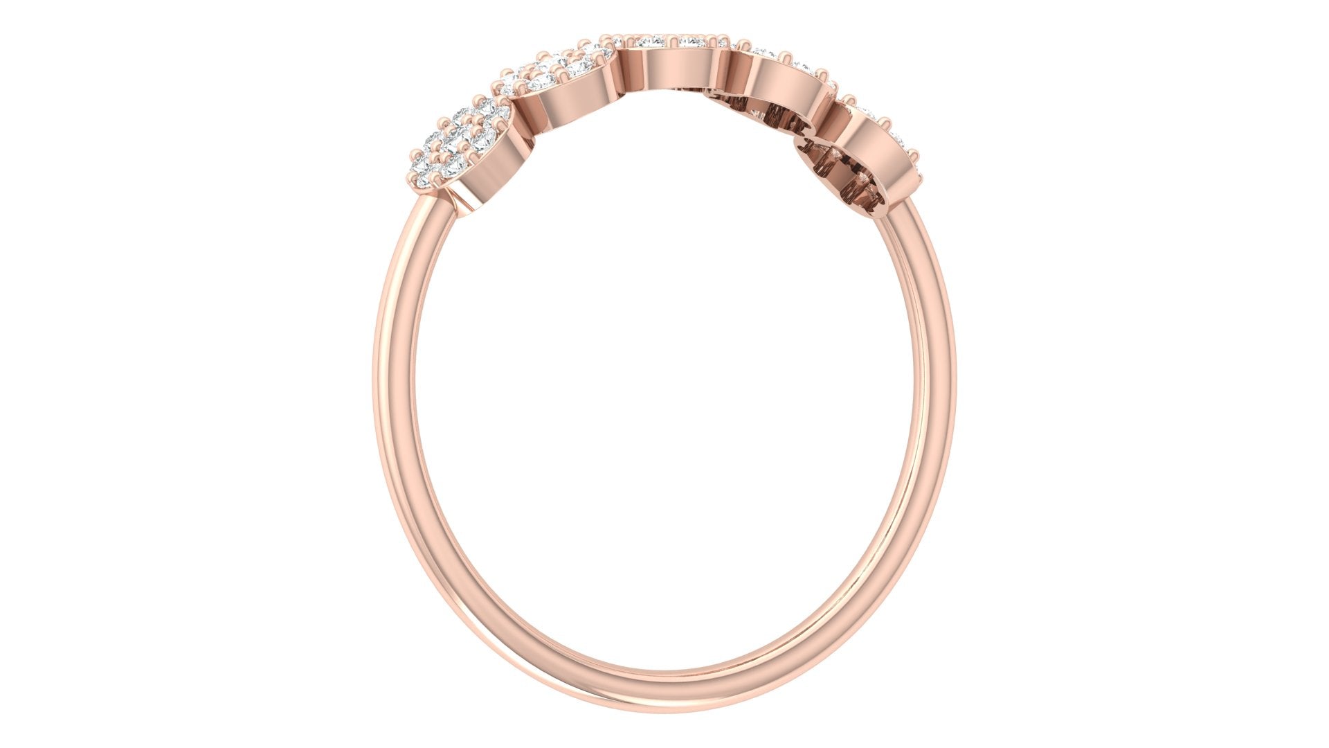0.21 Ct Round  Diamond Ring