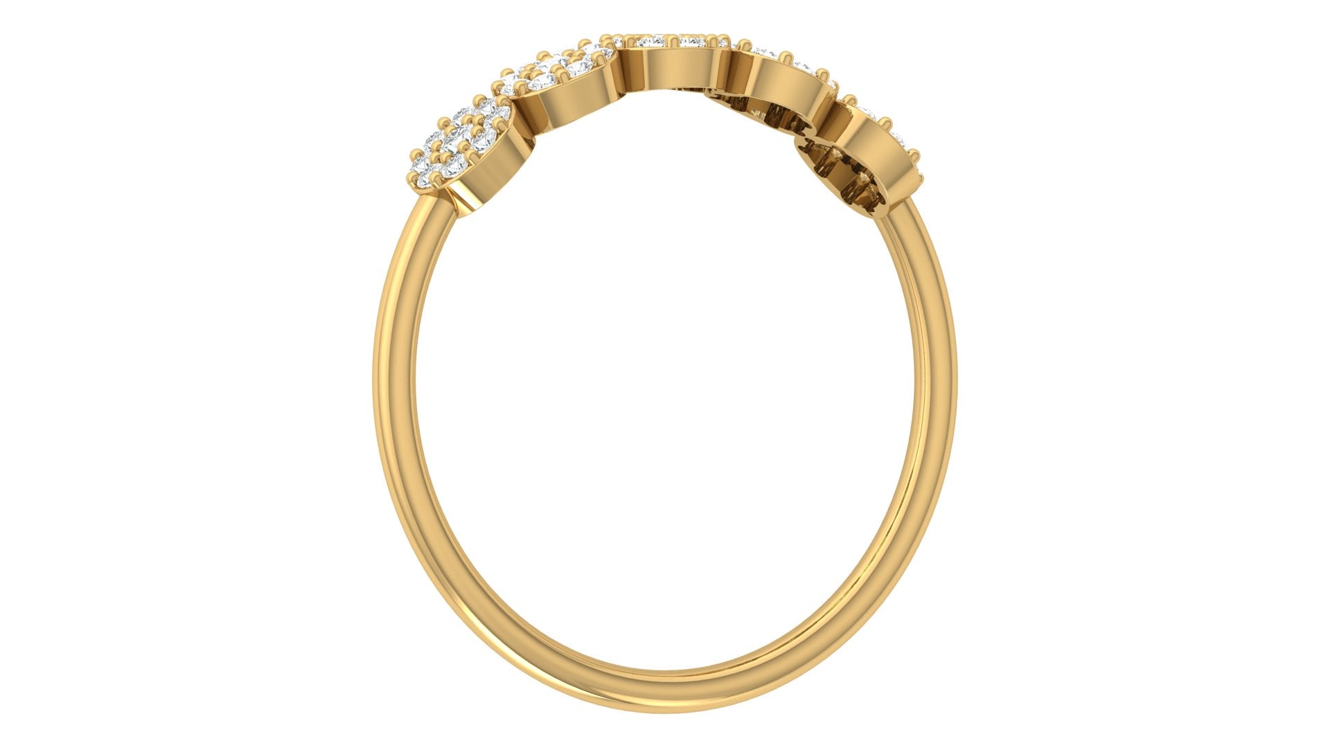0.21 Ct Round  Diamond Ring
