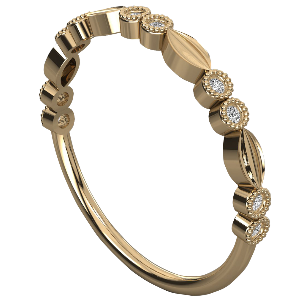 0.05 Ct Round Diamond Ring